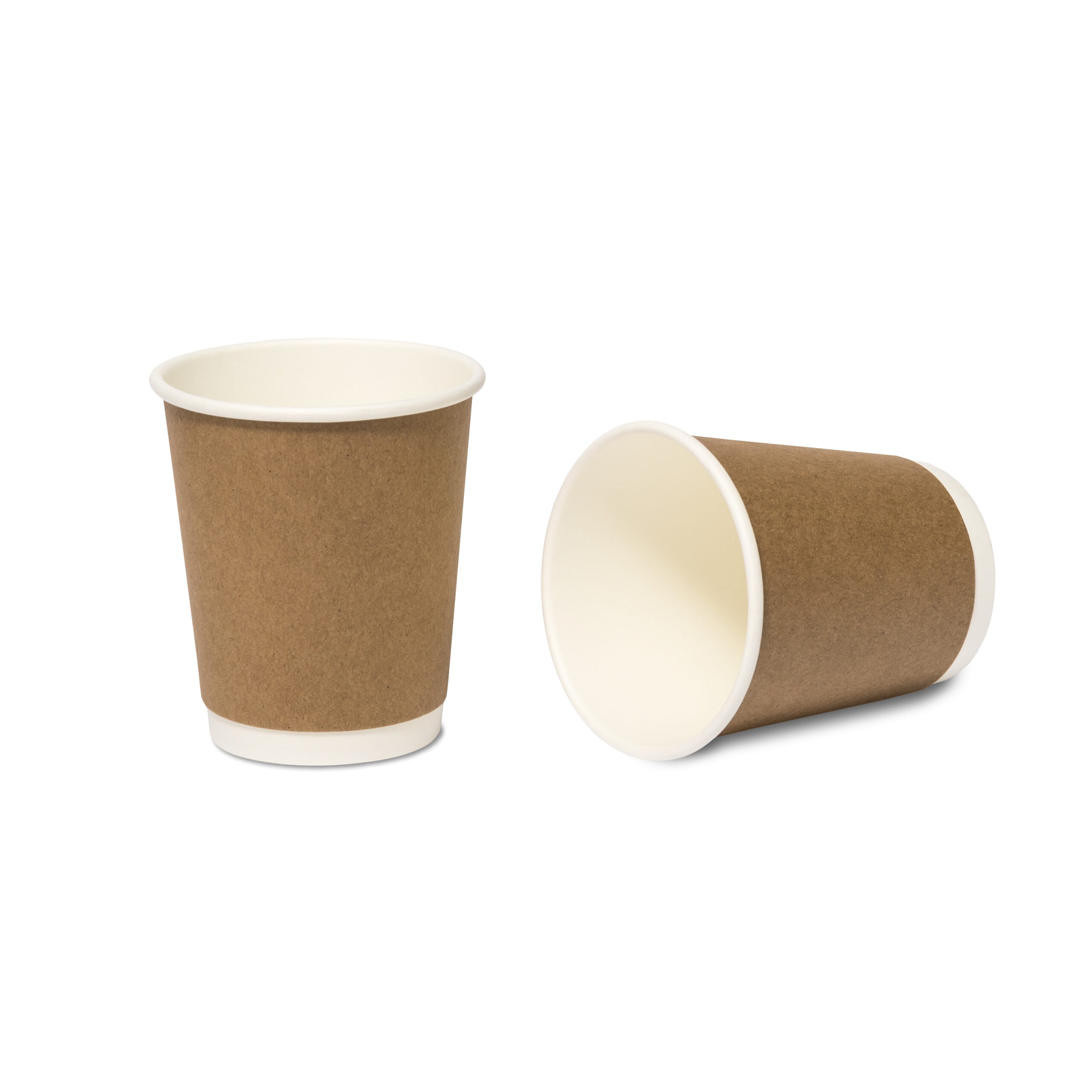 12oz Kraft Double Wall Takeaway Paper Cup Recyclable (Case of 500 ...