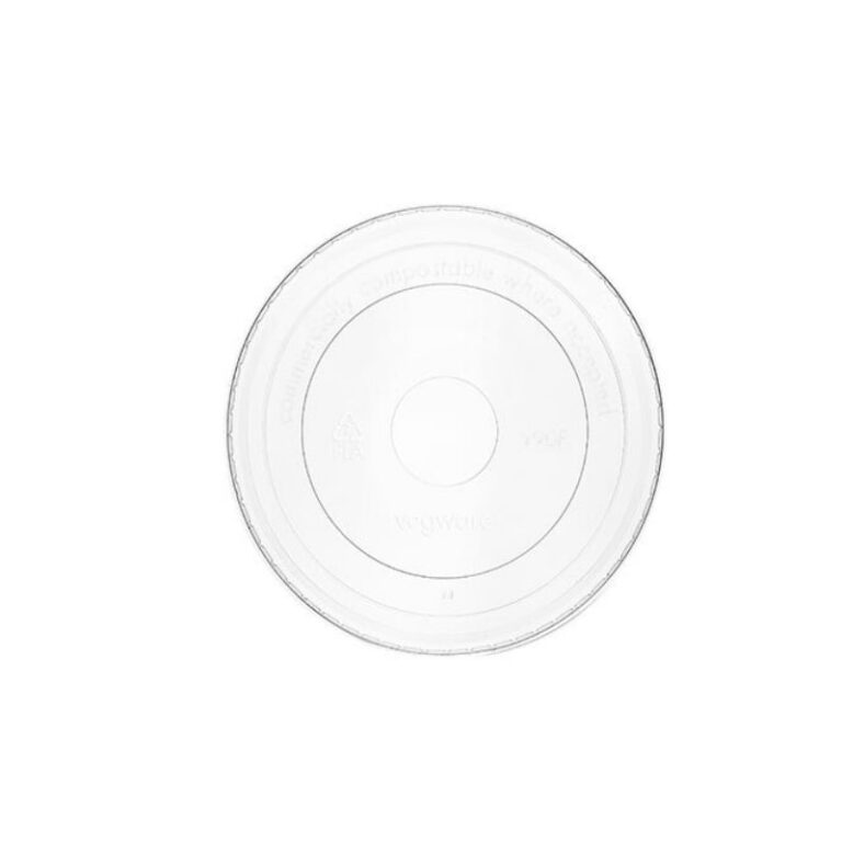Vegware 90-Series Flat PLA Cold Lid