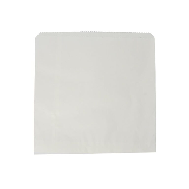 White square flat paper bag