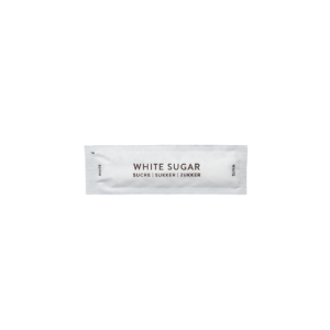 White Sugar Sticks, Wrap Recyclable (Case of 1,000)
