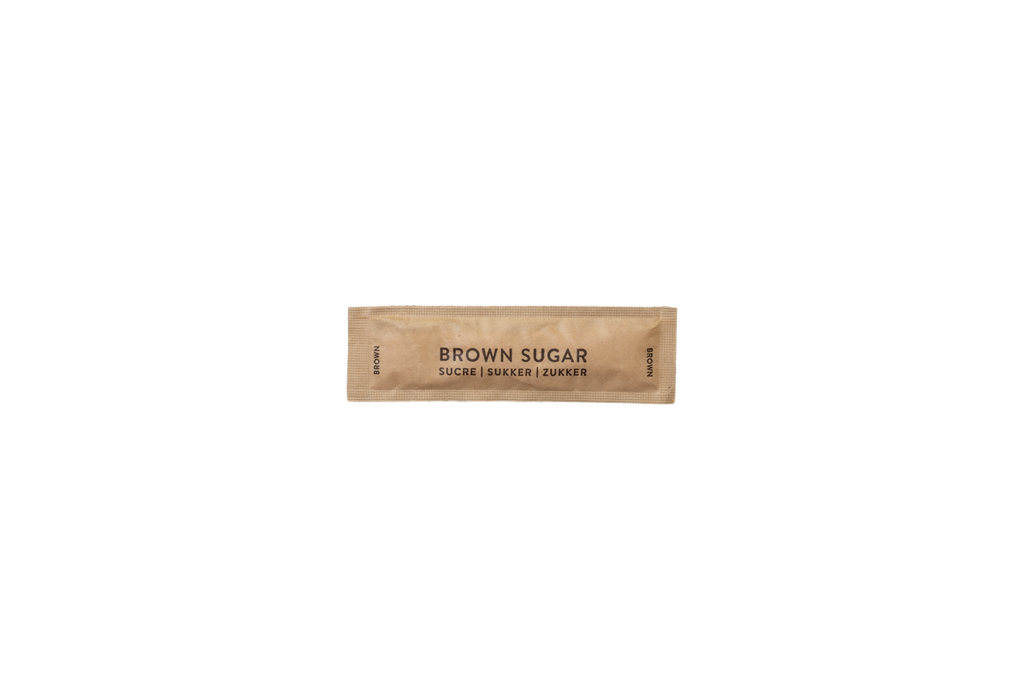 Brown sugar stick sachet