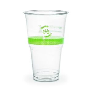 Vegware Pint to brim PLA cup, UKCA UKNI CE mark,