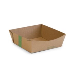 Vegware 6 x 6in Microflute Food Tray – Compostable