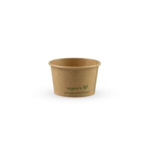 Vegware 2.5oz Kraft Paper Portion Pot Compostable