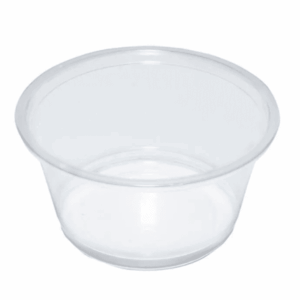 “2oz clear pp portion pot recyclable”