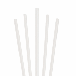 “White paper cocktail straw 6mm x 140mm recyclable”