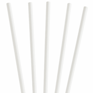 White Paper Straw 10mm x 200mm – Recyclable & Food-Safe