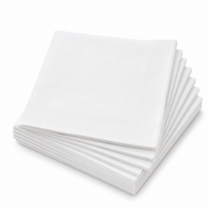 White Tablin Cocktail Napkins 24cm – Recyclable (Case of 2,400)