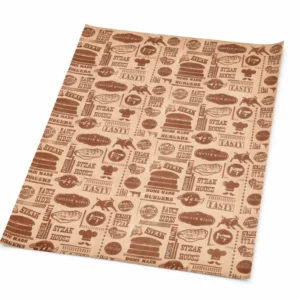 Steak House Printed Greaseproof Paper Sheets