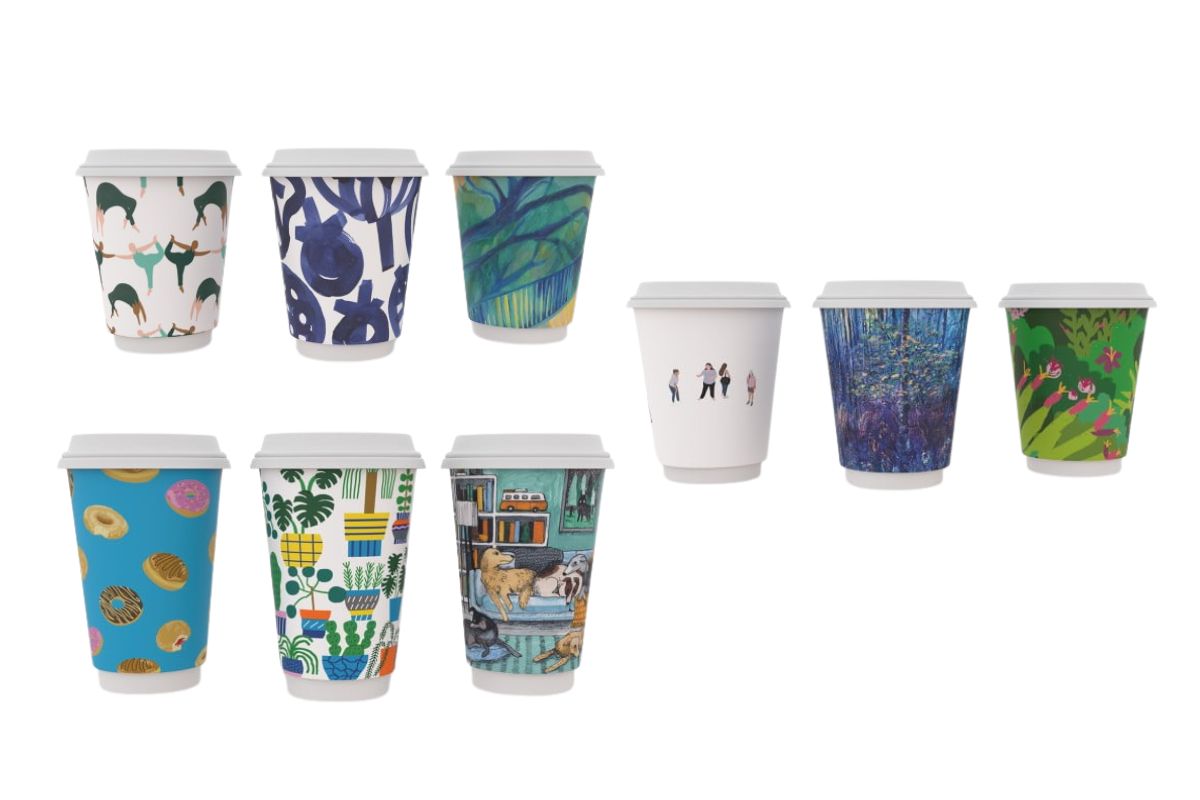 Vegware gallery cups