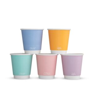 “Vegware 10 oz feel good double wall hot cup 89-Series”
