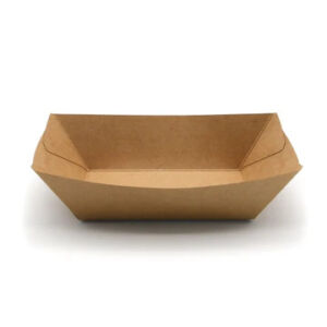 Small Kraft Folded Board Tray – Recyclable