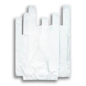 White Carrier Bags 11 x 17 x 21