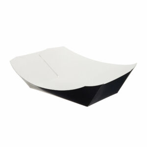 “small black folded board tray recyclable”