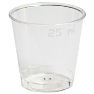 25ml Plastic Shot Glasses – Recyclable
