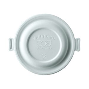 Eco Products by Vegware 12/16oz WorldView Fibre Lid for Coupe Bowls – Compostable Bowl Lid