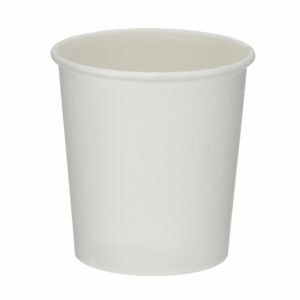 4oz White Single Wall Hot Cup – PE Lined Recyclable