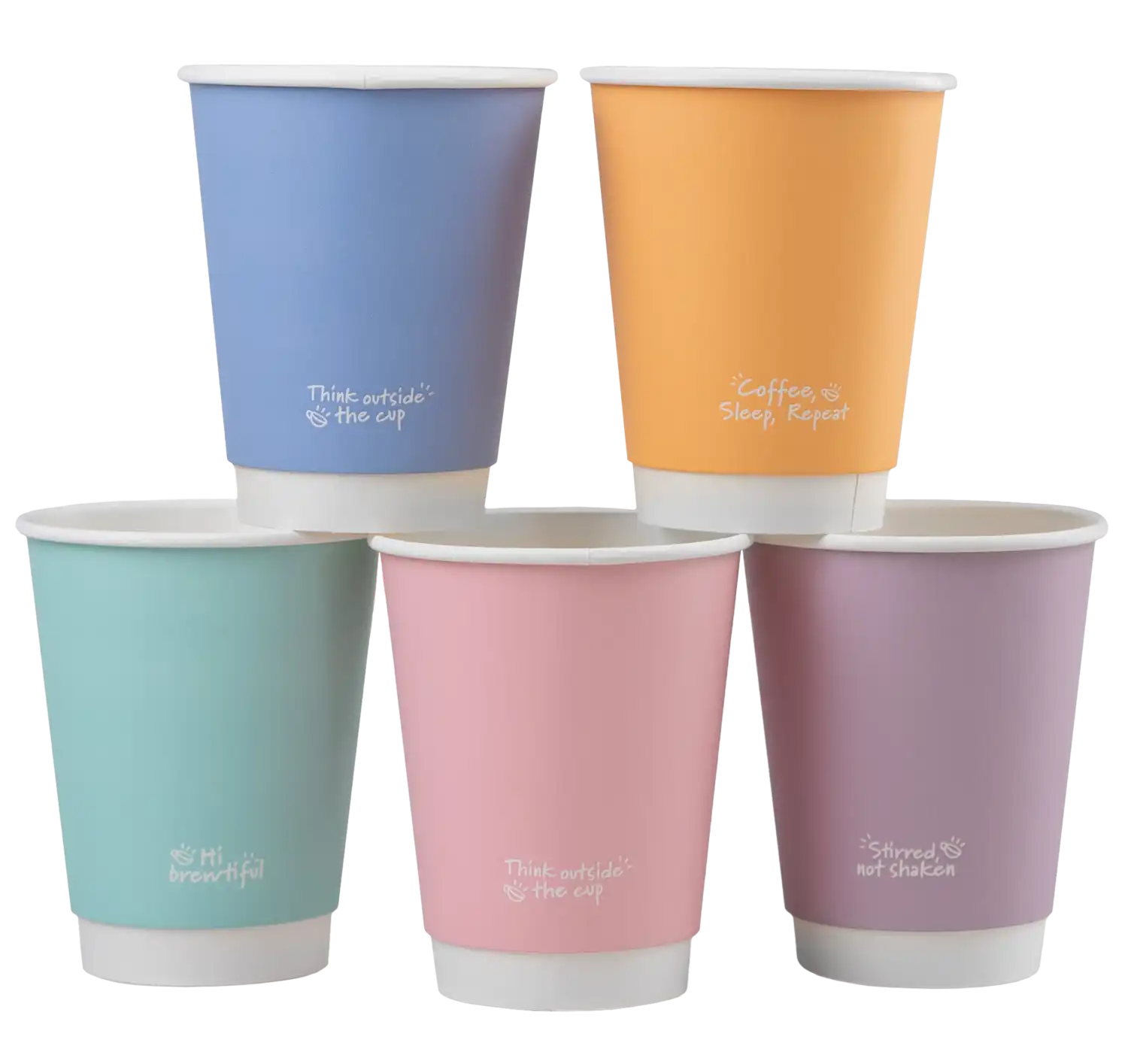 Vegware Feel Good Double Wall Hot Cup