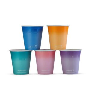 Vegware 10oz Feel Good Paper Cold Cup – 89 Series Compostable Cup