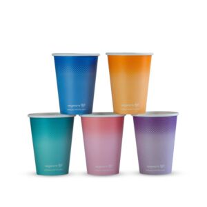 Vegware 12oz Feel Good Paper Cold Cup – 89 Series Compostable Cup