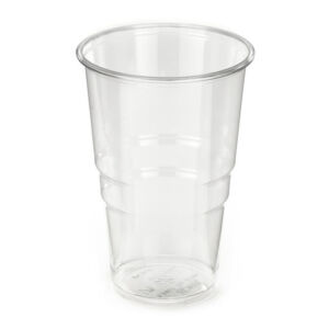 Clear rPET Pint Tumbler to Brim