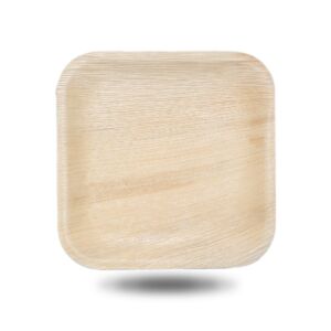 7-inch square palm leaf plate
