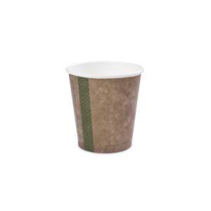 Vegware 10oz kraft single wall hot cup, 89-Series, KV-10