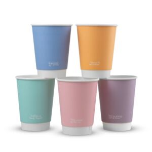 Vegware 12oz Feel Good double wall hot cups, 89-Series, VDW-FG12