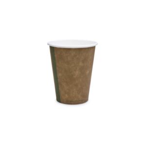 Vegware 12oz kraft single wall hot cup, 89-Series, KV-12