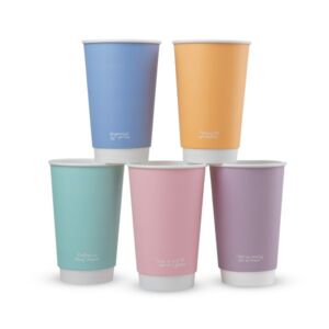 Vegware 16oz Feel Good double wall hot cups, 89-Series, VDW-FG16