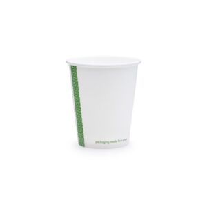 Vegware 6oz white single wall hot cup, 72-Series, LV-6