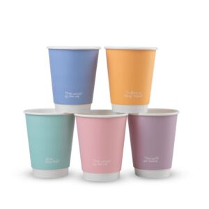 Vegware 8oz Feel Good double wall hot cups, 79-Series, VDW-FG08
