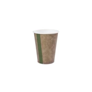 Vegware 8oz kraft single wall hot cup, 79-Series, KV-8