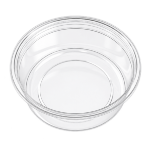 Empty clear rPET 8oz KC Deli Pot